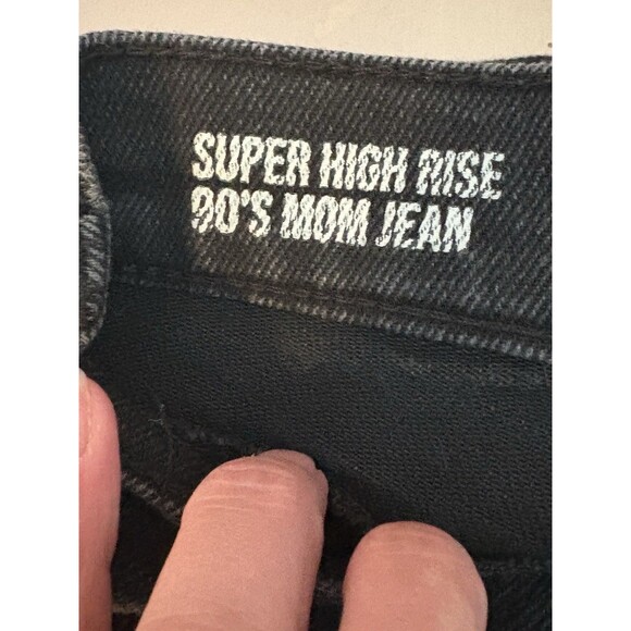 NWOT Rewash Black Jean Shorts Women’s Size 5/27 High Rise 90s Mom - Picture 6 of 6